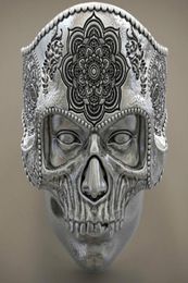 Vintage Gothic Cool Men 316L Stainless Steel Steamed Skull Ring for Mandala Romance Indian Religious Ring Jewellery Biker Ring SIZE 7199735