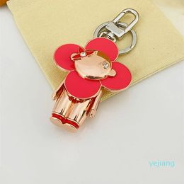 Designer Keychain Luxury Women Keyring Car Keyring Gold Black Metal Small Jewellery Charm Bag Pendant Jewellery