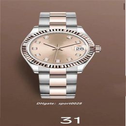 SUPER 5A factory top watch 31mm 2824 movement 316L steel strip sapphire glass mirror fold buckle Womens watch Ladies Watches268D