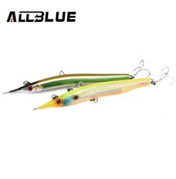 ALLBLUE ZAG 133 Needlefish Stick Needle Fishing Lure 133mm30g Sinking Pencil 3D Eyes Artificial Bait Sea Bass Saltwater Lures T199223496