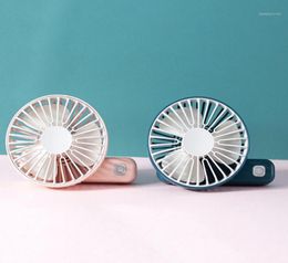 4 Colours Mini Handhold Charging Small Fan Portable Silent MultiSpeed Wind Speed Fan Folding Usb Fans Party Gifts Beauty Look17213478