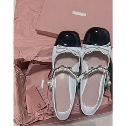 miui Spliced Home Best-quality Xiangfeng Xiao Single Shoes Female Amiu French Mary Jane Shoes Butterfly Knot Mesh Red Barbie Thick Heels High Heels Shoes