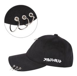 2020 GD Same style with A Ring Cap Clip Ring Embroidery Cotton Unisex Snapback Hip Hop Hat Baseball Baseball Cap2779546