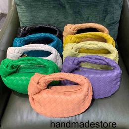 Sheepskin Venetaabottegaa Jodie Bag Designer Women Handbags Imported Knotted Hand-held Women's Dumpling Mini Leather Handbag