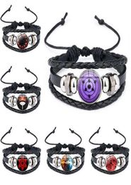 Anime s Sharingan Eye Bracelet Vintage Figure Leather Bracelets Goth Fashion Bangle For Fans Men Jewelry Gifts 2021 Trendy X07063881435