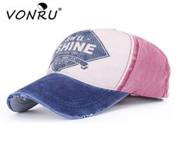 Spring Summer Cap Hip Hop Baseball Cap Retro Washed Denim Casual Snapback Hats For Women Girl SHINE Letter Grinding Color Hats3790554