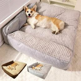 kennels pens Pet Bed Mats Dog Cozy Winter Warm Sleeping House Soft Small Medium Puppy Cushion Kennel Pad House Pet Supplies 231212