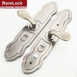 Door Locks Bronze Security Handle Widened Panel Aluminium Alloy Lock Thick MMS657 Rarelock H1 231212