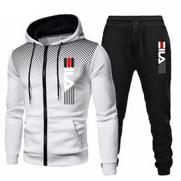 Men's Tracksuits Fashion Tracksuit For Men Hoodie Fitness Gym Clothing Men Running Set Sportswear Jogger Men'S Tracksuit Winter Suit Sports 231212