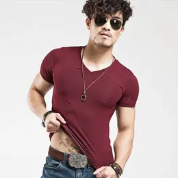 Men's Suits B8655 Short Sleeved Men T-Shirt Black Tights Man T-Shirts Fitness For Male Clothes