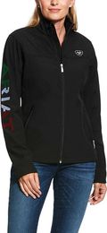 Nuova giacca classica da donna Ariat Team Mexico Softshell resistente all'acqua Giacche da uomo Commercio estero Giacca invernale originale da uomo Ariat Casual 183