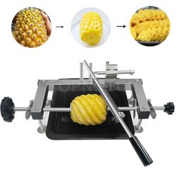 Commercial Use Hand Crank Pineapple Peeling Machine Manual Pineapple Skin Remover