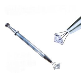 PRONG HOLDER Pronged Diamond Gem Bead Holding Tweezer Store Supply Jewellery Tool2936094