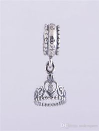 5 pcslot Princess tiara charms pendant authentic 925 sterling silver fits for style bracelet H9ale1413875