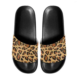 Slippers Lightweight Men Beach Leopard Print Household Bath Sandals Comfort EVA Sole Anti-Slip Design Fit Casual Everyday Wear