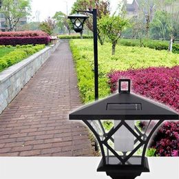 Lawn Lamps Height 150cm Outdoor Motion Sensor Solar Powered Led For Garden Wall Working Light Lamp Street Mode Pole Post So I8j8286B