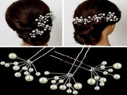 New Arrival Wedding Bridal Accessory Jewelry For WomenPearl Hair Pins Hair Clips Bridesmaid Jewelry GB4511290661