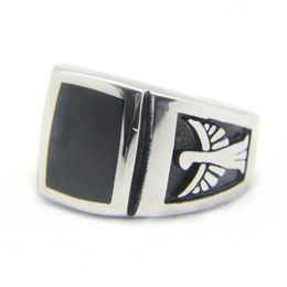 5pcs lot New Flying Eagle Biker Ring 316L Stainless Steel Fashion Jewellery Popular Motorcycles Cool Ring245E