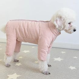Dog Apparel Autumn And Winter Pet Jumpsuits Small Medium Clothes Schnauzer Berrington Greyhound Puppy Dogs Accesorios