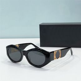 New fashion design oval sunglasses 466 2 acetate frame simple and popular style versatile outdoor UV400 protection glasses