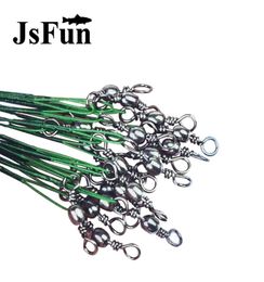 200pcs 15cm 21cm 30cm Fishing Line for Lead Steel Fishing Wire Fish Cord Rope Leader Trace the Lines Spinner Lead L1835198547