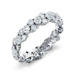 choucong Jewellery Lady's Cushion Cut 8ct Diamond Wedding Rings size 5 6 7 8 9 10 Gift 198N