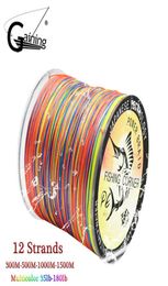 12 Strands 300m500m1000m1500m Braided Line Multifilament 35180LB Multicolor Super Strong Japan PE Line Saltwater Fishing T20092931549