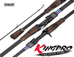 Kingdom Kingpro Spinning Rods For Fishing 18m 21m 24m Casting Pole 2 Sections Lure Travel With Two Tips Power 2202269750250