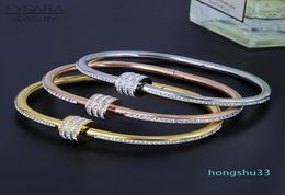 Designer2020 Luxury Love Screw Bracelets Bangles For Women Fashion Jewellery Cubic Zirconia Full Crystals Pulseiras Charm Jewelry1394817