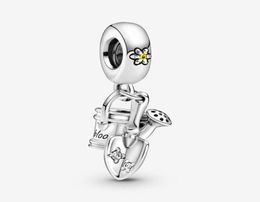 Designer Jewellery 925 Silver Bracelet Charm Bead fit Watering Can & Trowel Dangle Slide Bracelets Beads European Style Charms Beaded Murano2739487