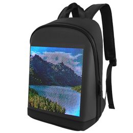 Outdoor Bags Led Color Sn Customizable Backpack Travel Bag Pack School For Women Students Men Diy Drop Delivery Sports Outdoors Dhrds