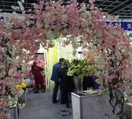 30pcs Artificial Cherry Blossom Branch Flower Wall Hanging Sakura 150cm for Wedding Centrepieces Artificial Decorative Flowers5414883