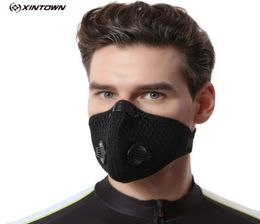 XINTOWN Unisex Mask For Sport Riding Exercise Mask Face Mesh Activated Carbon Dustproof Yarn Bike Outdoor Breathable Easy Shield3250190