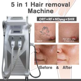 Laser Machine 5 In 1 Strong Energy Opt Laser Hair Removal Nd Yag Tattoo Beauty Maquina Iplrf Yage-Light