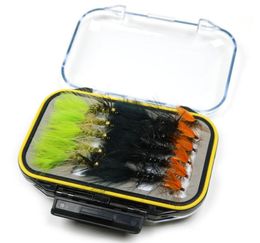 32pcsSet Fly Flies Box Bead Head Woolly Bugger Streamer Fly Trout Fishing Lure Baits 2011039862014