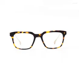 Sunglasses ARGAND DTX123 Square Polarized Classic Men Luxury Retro Fashion Casual Transparent Lenses UV400 Women Couple Eyewear