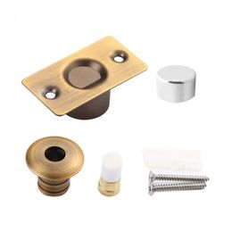 Door Catches Closers Magnetic Hidden Floor Mounted Stop Catchs WindProof Anticollision Invisible Doorstop Softlock for Home Office el 231212