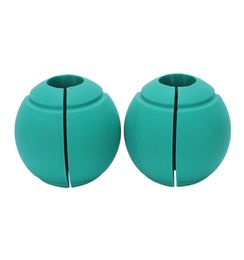 1 Pair Lifting Hand Grips Weight Lifting Barbell Grips Gym Workout Kettlebell Dumbbell Pull Up Bar Handle Thick Pad Green8750726