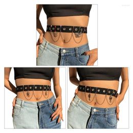 Belts Steampunk Belly Waist Belt Sexy Jeans Rock Motorcycle Locomotive