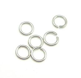 100pcs lot 925 Sterling Silver Open Jump Ring Split Rings Accessory For DIY Craft Jewellery W5008312s6814809