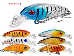 45cm 35g Crank Hook Hard Baits Lures 10 Treble Hooks 9 Kinds Of Colour Mixed Plastic Fishing Gear Whole82252693