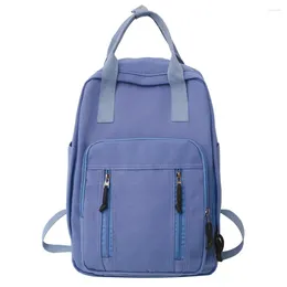 School Bags Fashion Nylon Backpack S For Teenagers Girls Laptop Neutral Wind High Capacity Travel Shoulder Knapsack