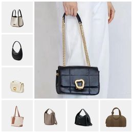 Designer Songmont Luna Underarm Hobo Shoulder Bag Fashion Half Moon Leather Purse Womens Clutch Bags Handbag Crossbody