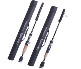 Carbon Telescopic UL Fishing Rod pole 18m 2g7g Ultralight Portable Travel Spinning Casting Rods with Rod Bag for Trout Pike5505394