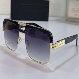 Square Sunglasses Legends 993 Black Gold Grey Gradient Sonnenbrille gafa de sol Fashion Sunglasses UV400 Protection Eyewear With C325j