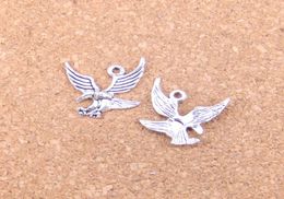 150pcs Antique Silver Bronze Plated eagle hawk Charms Pendant DIY Necklace Bracelet Bangle Findings 2020mm8041875