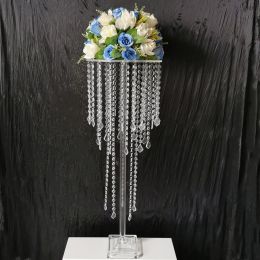 Acrylic Flower Rack 85CM/ 33.5" Tall Crystal Road Leads Wedding Centerpiece Party Home Hotel Table Decor