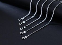 Pendant Necklaces 925 Sterling Silver Popcorn Chain Necklace For Women Jewelry On The Neck Long 40 45 50 55 60 70 80 CM Thick 2 MM4323359