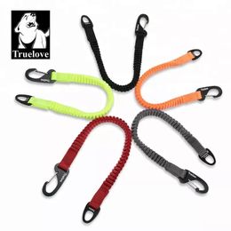 Dog Training Obedience Truelove Short Bungee Leash For Dogs Nylon dog collar Retractable All Breed Running walking 231212