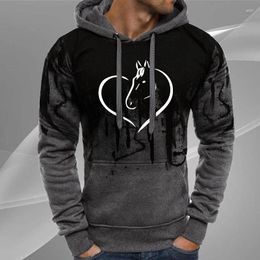 Men's Hoodies Fashion Brand Splash Ink Autumn And Winter Leisure Hooded Sweatshirts Man High Quality Coats (S-4XL)